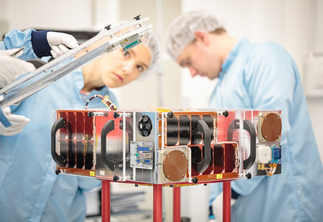 Scientists in a laboratory conducting a check