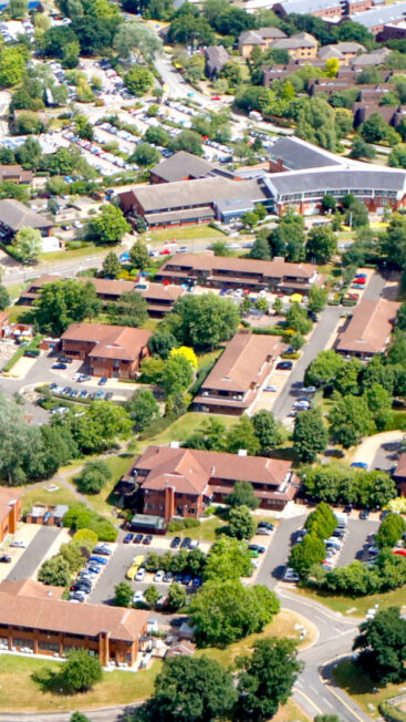 Surrey Research Park from the air