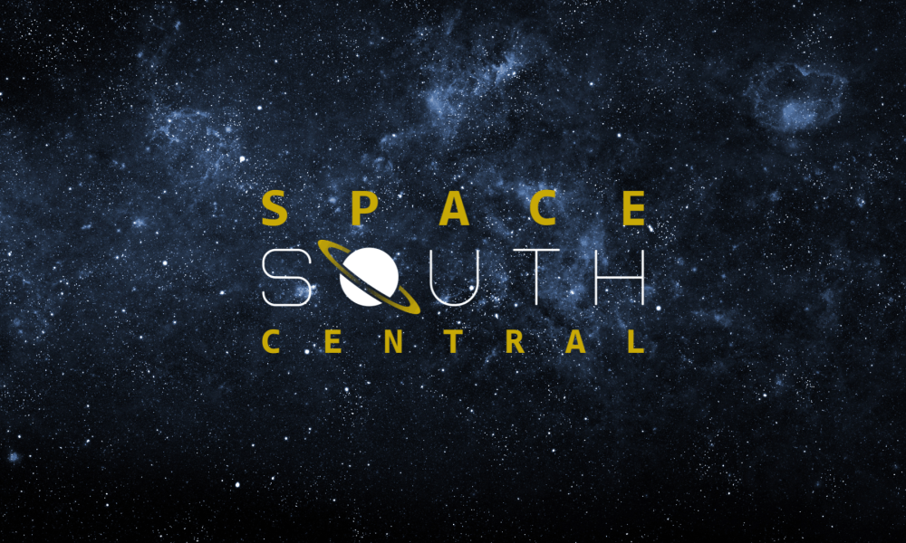 Space South Central Logo on space background