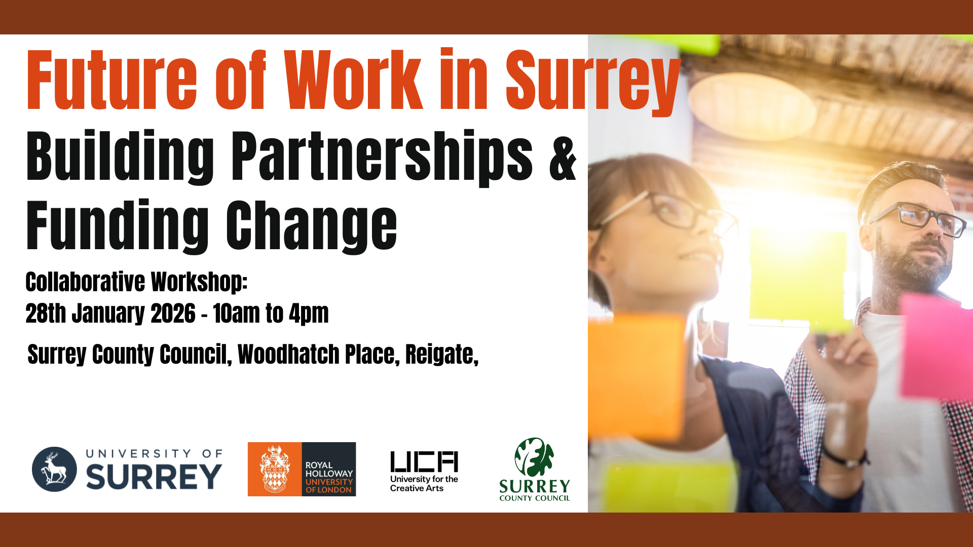 Future of Work event flyer